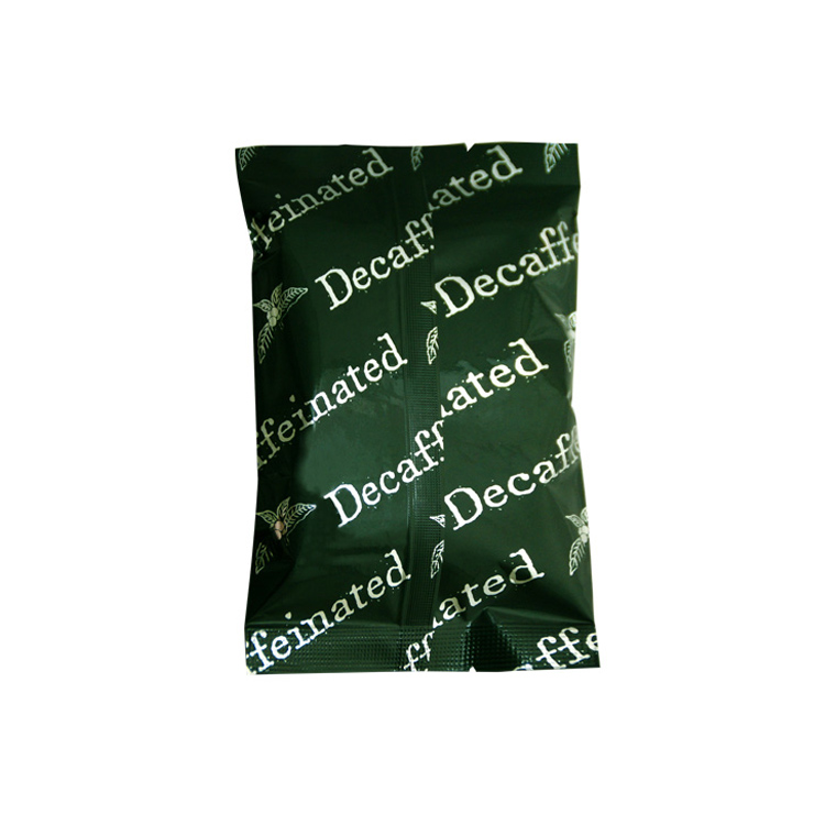 "Decaf" Metallized Flat Pouches "Decaf" Metallized Flat Pouches