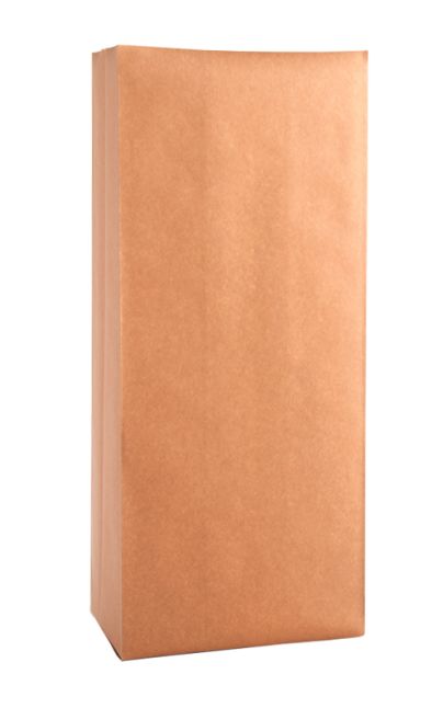 2LB Metallized Gusseted Bags - Natural Kraft