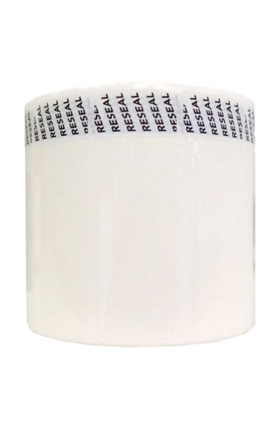 Resealable Tape 4" x 1.25" - Black